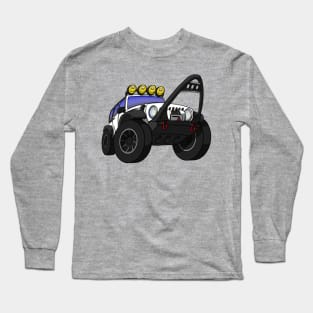 White 4x4 Long Sleeve T-Shirt